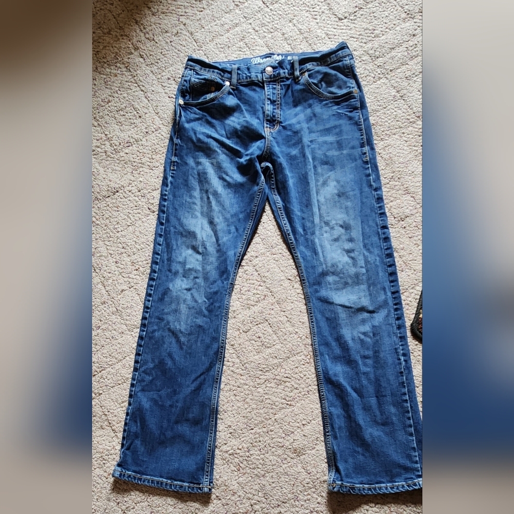 Mens Wrangler Retro Slim Bootcut Jean